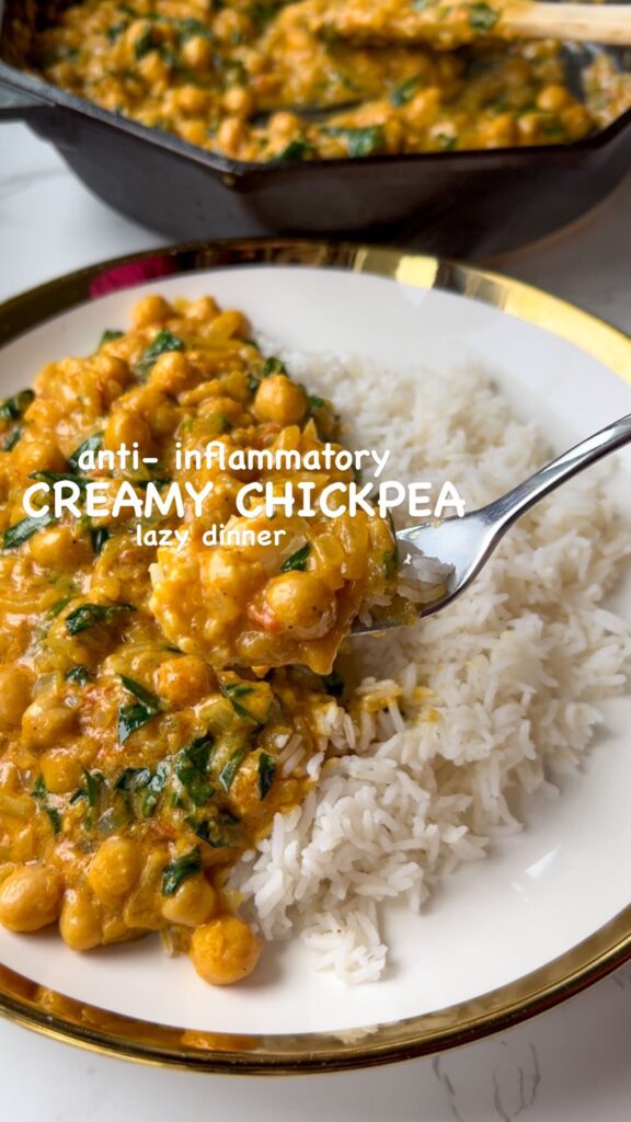 CREAMIEST LAZY CHICKPEA DINNER Done In 15 Min Way To Health Kitchen   CREAMIEST LAZY CHICKPEA DINNER Done In 15 Min 1 1 576x1024 